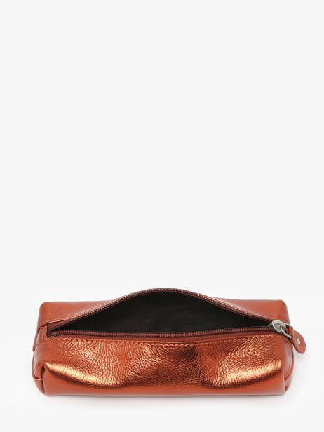 Pennenzak Ginger Leder Paul marius Bruin ginger PLUMIGIN ander zicht 1